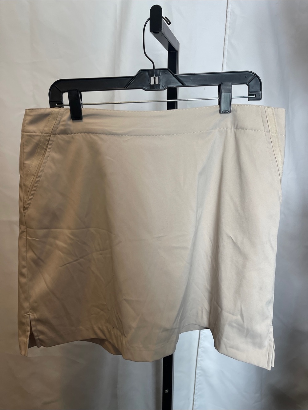 Lady Hagen Beige Women's A-Line Skirt